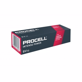 Duracell Procell INTENSE 9V/6LR61 Alkaline-batterier (10)